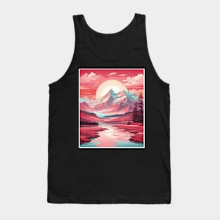 Canada Valentine's Day Vintage Retro 4 Tank Top